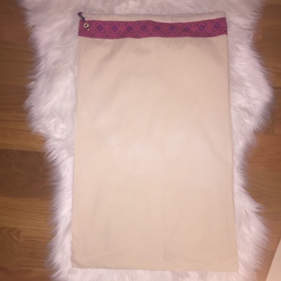 17x27 inch cream Tory Burch dust bag - Picture 2 of 2